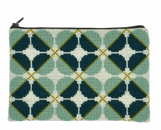 Blå cirkler, clutch,  71-0623