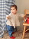 2407-07 DINA PEPLUM CARDIGAN BABY