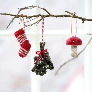 Hæklet klassisk julepynt 2