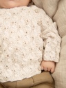 2413-02 Lilja cardigan, diaper pants, tights & bonnet baby