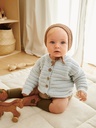 2413-04 Fillip cardigan, pants & bonnet baby