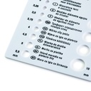 Pindemål i plast