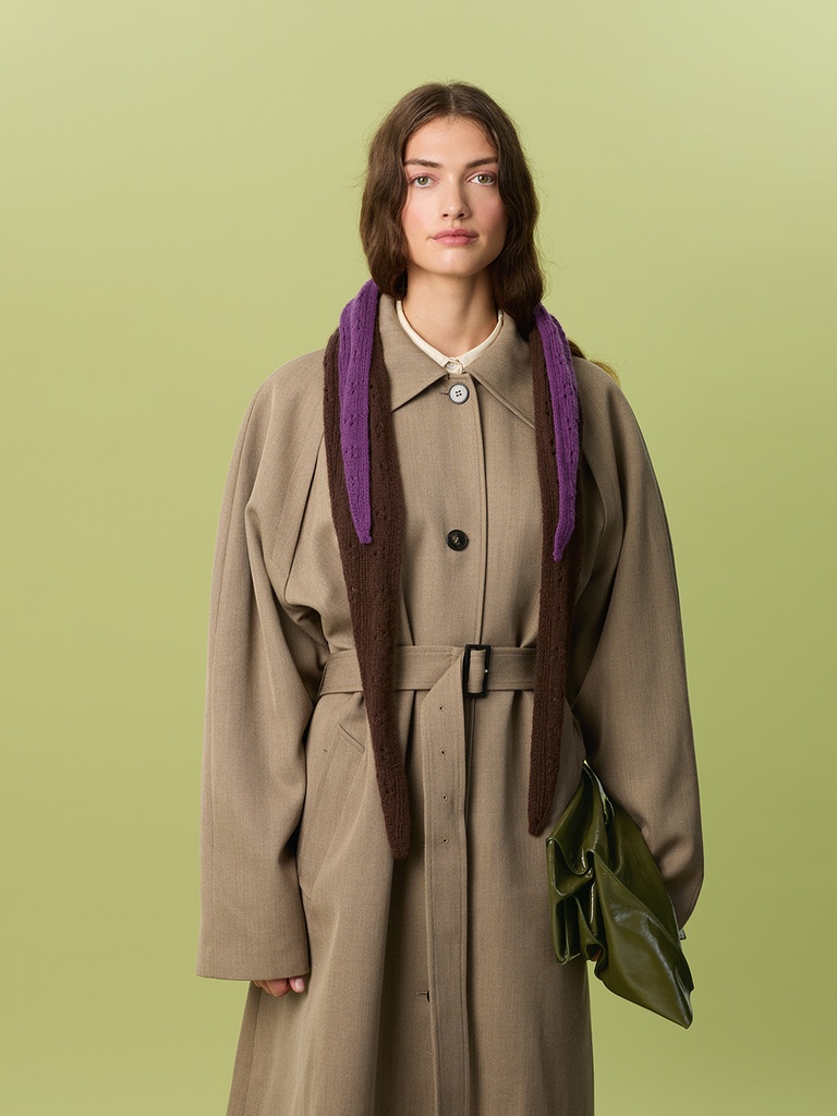2607-01 Miu Pointelle Scarf