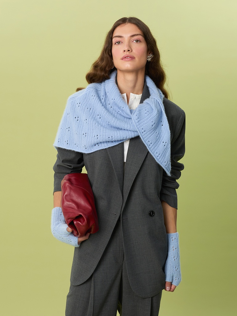 2607-03 Miu Pointelle Shawl