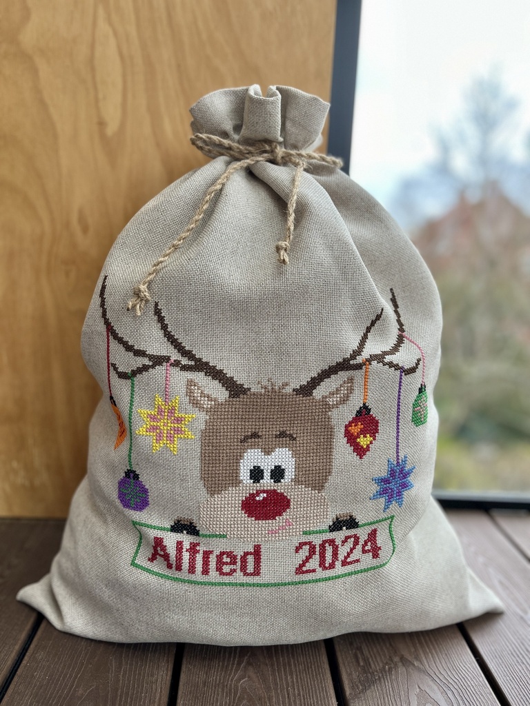 Rudolph gavesæk 2036-1 fra Pomp Stitch