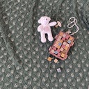 Babytæppe med bladranker, papirudgave