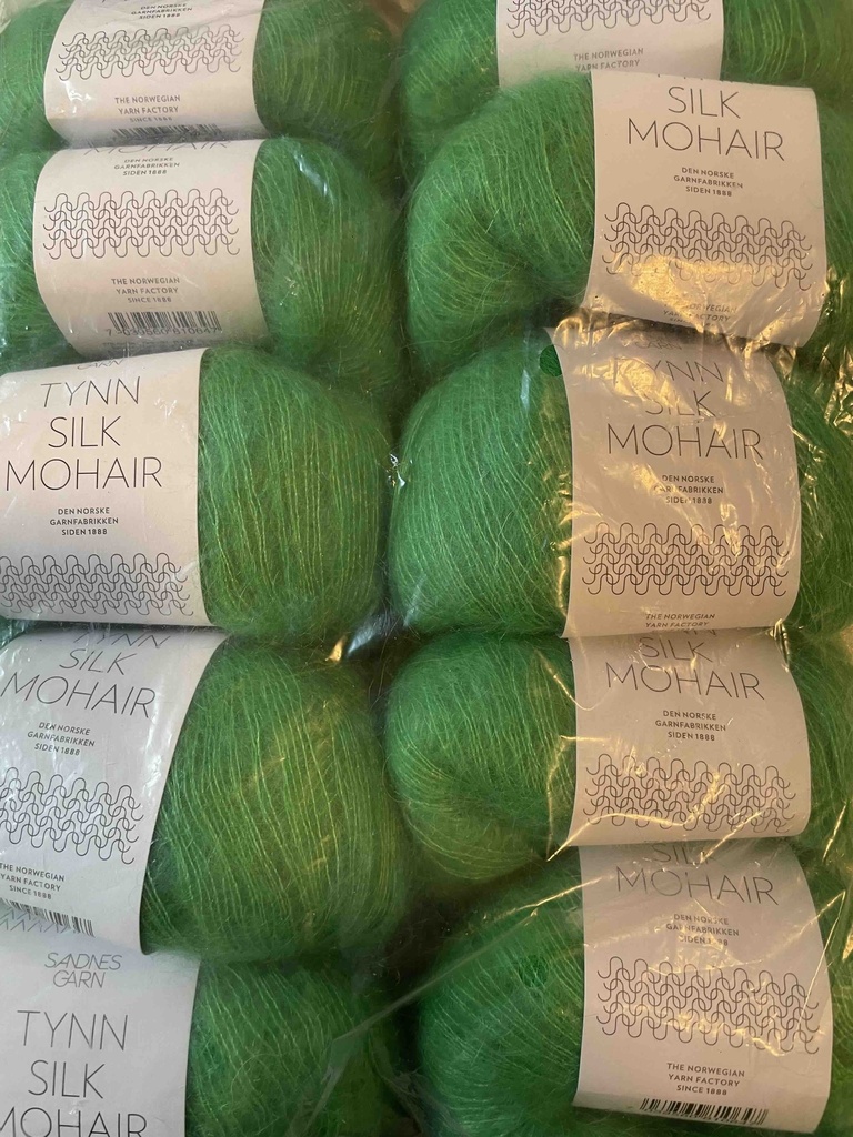 10 nøgler Tynn Silkmohair i en pose