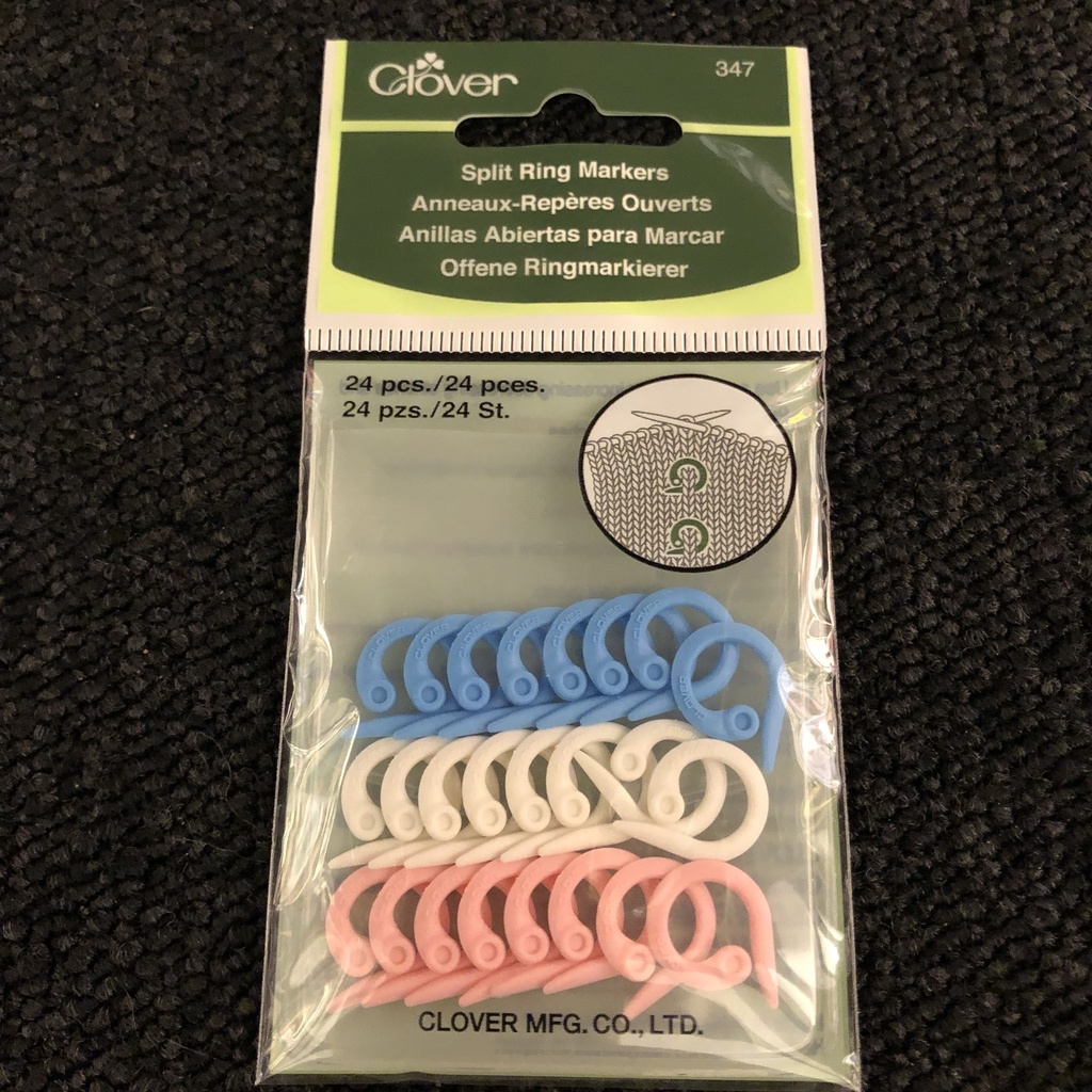 Clover split ring markers