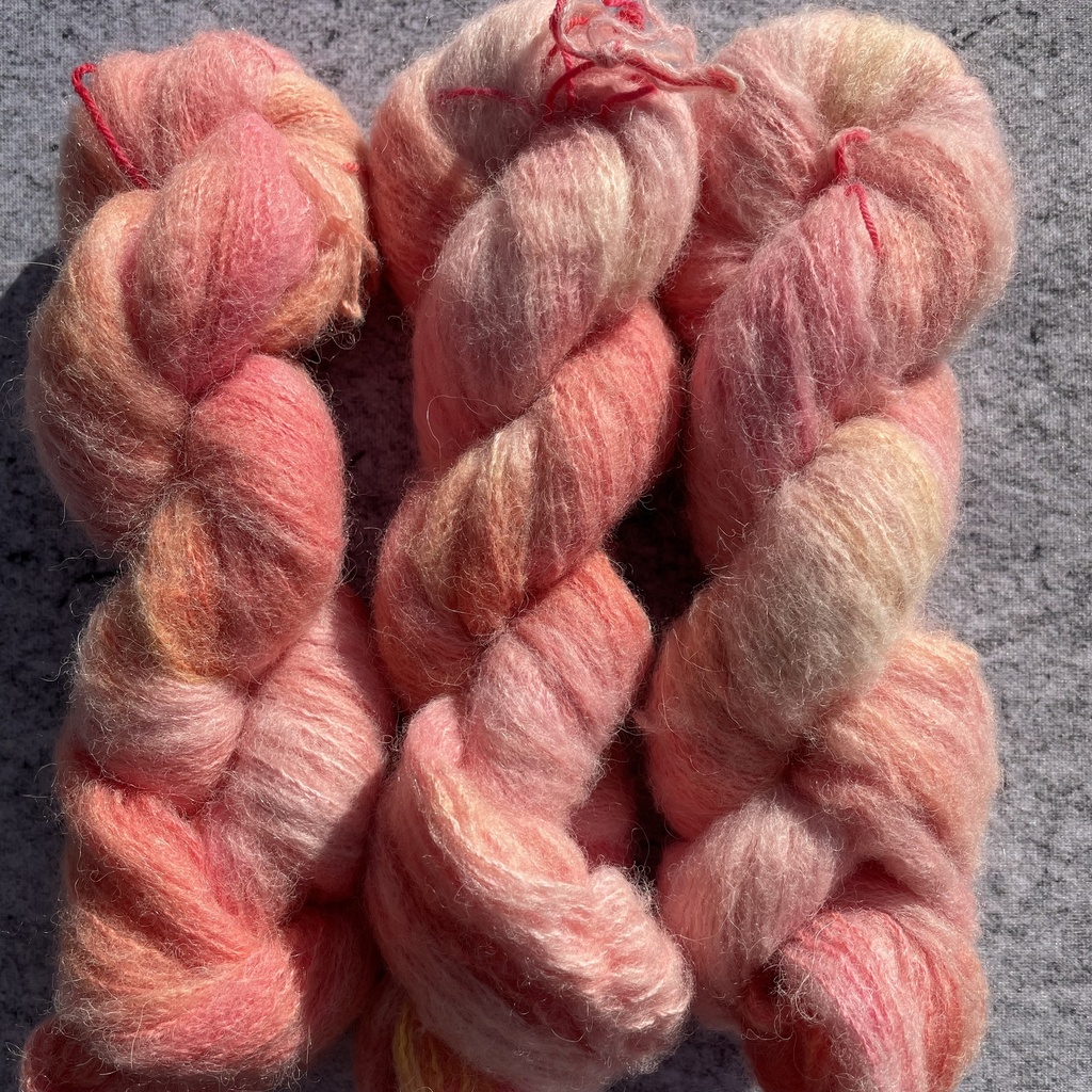 Brushed Babyalpaca, håndfarvet