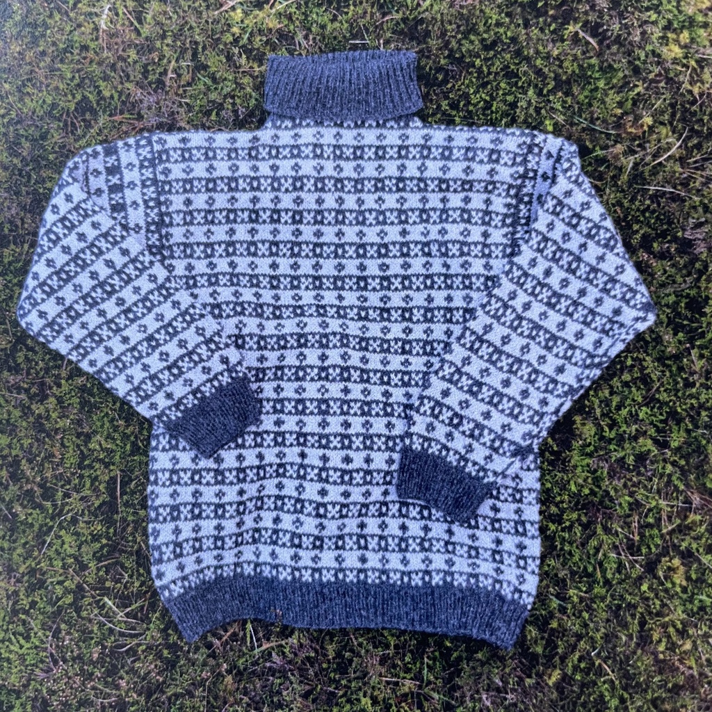 Kit UDEN opskrift til Model 6, TROM  traditionel herresweater