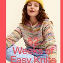 52 Weeks of Easy Knits, nedsat med 50%, byttes ikke og tages ikke retur
