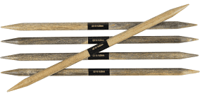Lykke strømpepinde 5mm, 20 cm, driftwood