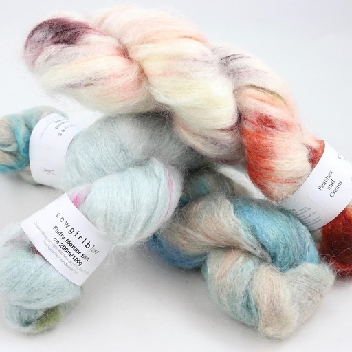 Cowgirl Blues Fluffy Mohair 